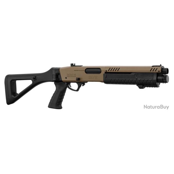 R�plique Fusil � Pompe BO Manufacture FABARM STF12 Initial TAN Gaz