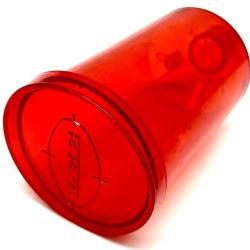 R&eacute;servoir De Poudre LEE Precision, HOPPER/COV(ROUND/RED - #AP1646