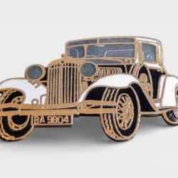 Pins Chrysler CD Eight Coup&eacute; 1931 � BA 9804 plaque UK authentique � pin's voiture ancienne vintage