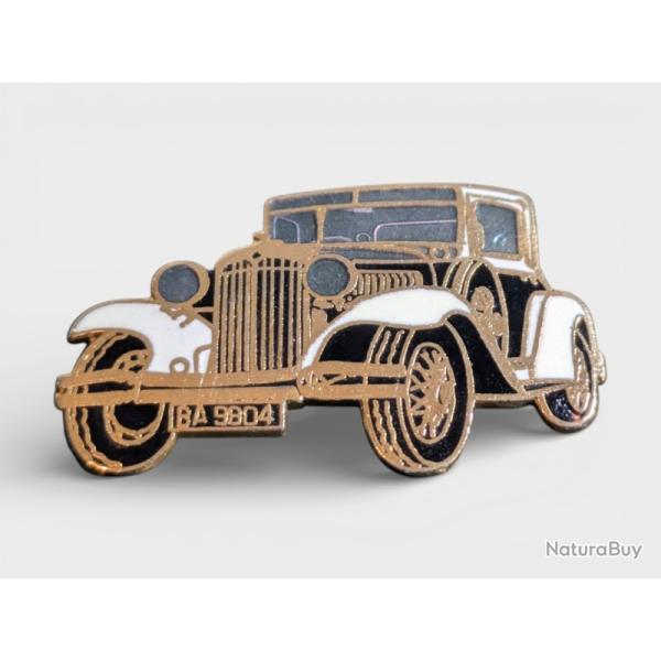 Pins Chrysler CD Eight Coup� 1931 � BA 9804 plaque UK authentique � pin's voiture ancienne vintage