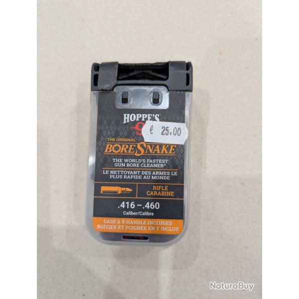 Un cordon de nettoyage HOPPE'S calibre .416