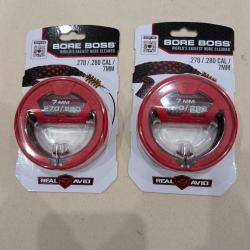 Lot de 2 cordons de nettoyage REAL AVID calibre .270/.280/7mm