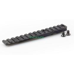 Rail  Picatinny (Weaver) pour Mauer M25 avec colliers pour rail Picatinny de 30 mm amovibles