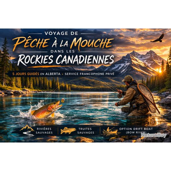 Voyage de P�che � la Mouche dans les Rockies Canadiennes - 5 Jours Guid�s en Alberta