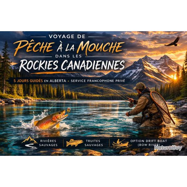 Voyage de P�che � la Mouche dans les Rockies Canadiennes - 5 Jours Guid�s en Alberta
