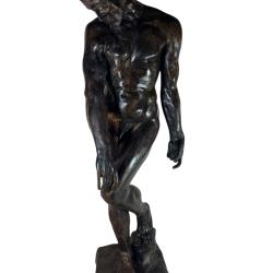 Grand bronze Rodin repr&eacute;sentant Adam