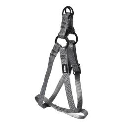 Harnais R&eacute;fl&eacute;chissant R&eacute;glable en Nylon - Gris - Ajustable 65-80 cm