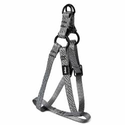 Harnais R&eacute;fl&eacute;chissant R&eacute;glable en Nylon - Gris - Ajustable 65-80 cm