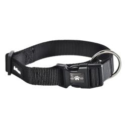 Collier en nylon noir ajustable 45-65 cm