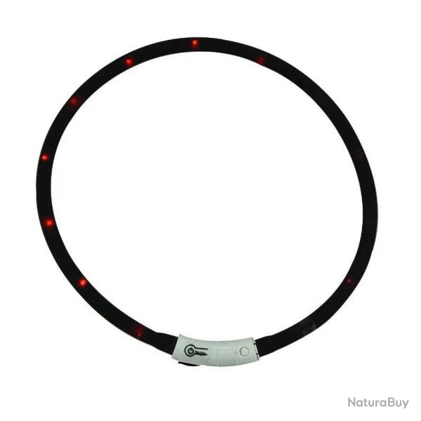 Collier Lumineux R�glable Noir - Visibilit� jusqu'� 500m