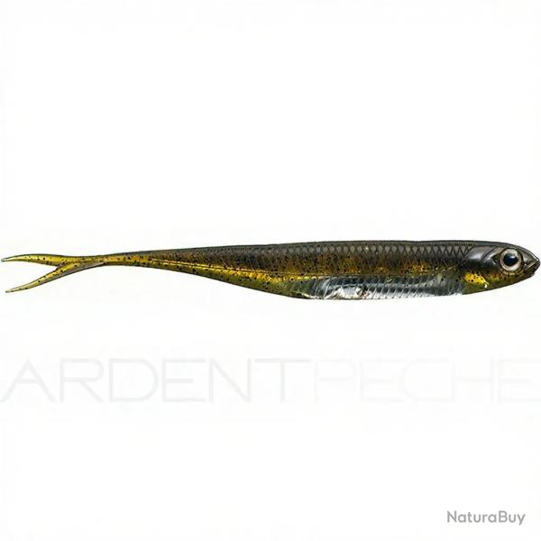 Leurre souple FISH ARROW Flash-J Split 3 01 Green pumpkin silver