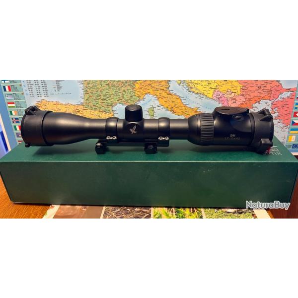 Lunette Swarovski Z6i 1,7-10x42 L - Ret. CD-I avec montage blaser