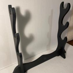 Support pr&eacute;sentoir sabre ba&iuml;onnette etc