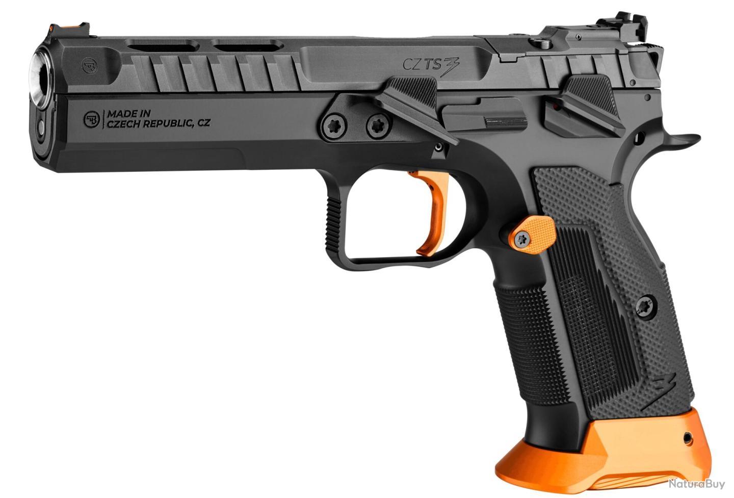 Pistolet CZ TS 3 Orange calibre 9x19 - Pistolets de Catégorie B (14644881)