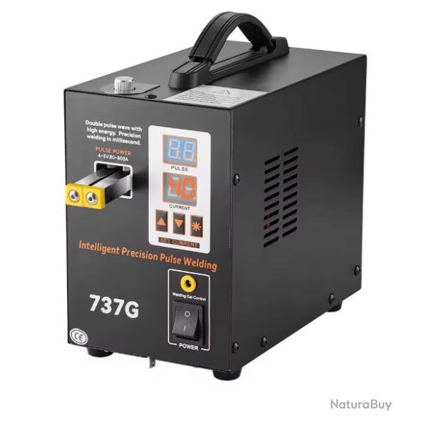 Machine � souder par points Portable 737G, Station de soudage avec 2 modes de soudage, �clairage LED