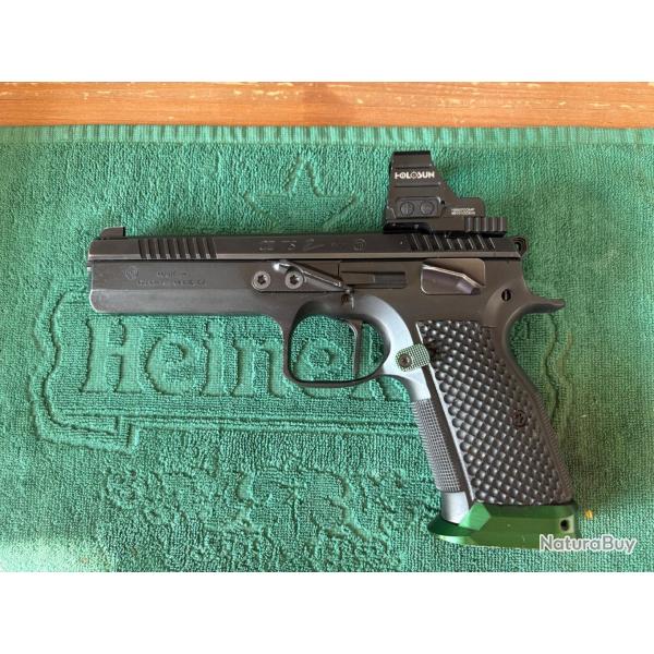 CZ TS2 Racing Green Tr�s bon �tat