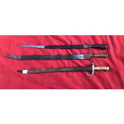 2 Dagues  de chasse Louis XVI &agrave; restaurer