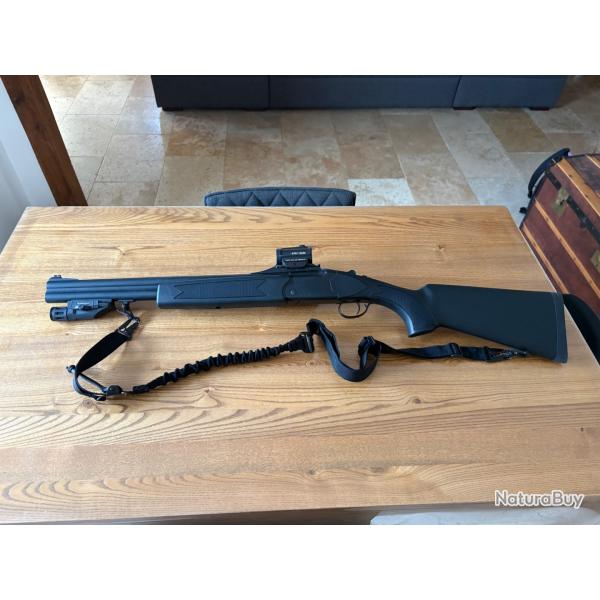 Fusil superpos� Khan Arms INTEGRA Slug Synth�tique Black cal.12/76 (51cm)