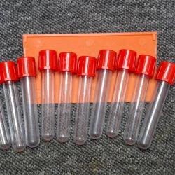 Tubes pour poudre- 10 pi&egrave;ces