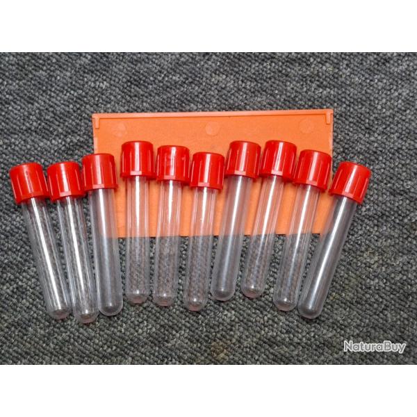 Tubes pour poudre- 10 pi�ces