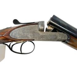 Fusil artisanal Belge juxtapos&eacute; &agrave; platines, cal 16/70, 70 cm, mise &agrave; prix 1� sans r&eacute;serve, occasion.