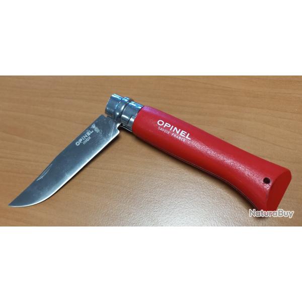*** Opinel - Baroudeur N�08 Inox Rouge ***