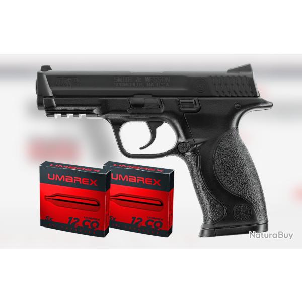 Pack Smith & Wesson M&P 40 + 2 BTS co2 Umarex par 5 4,5 - 4,5