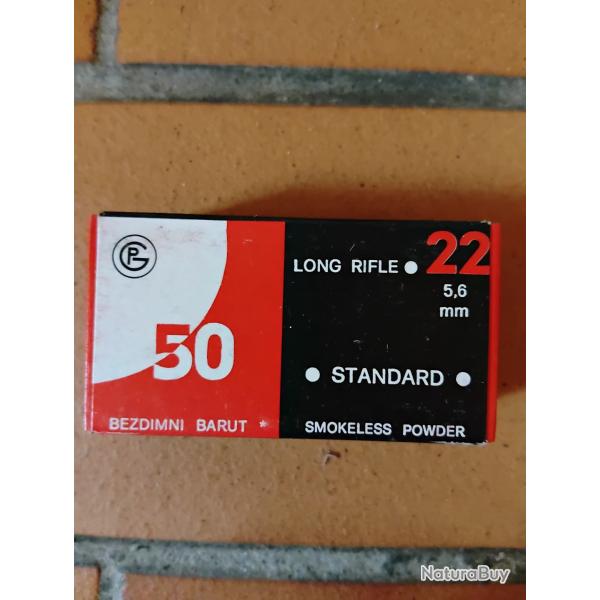 Bo�te de cartouche 22 long rifle yougoslave collector