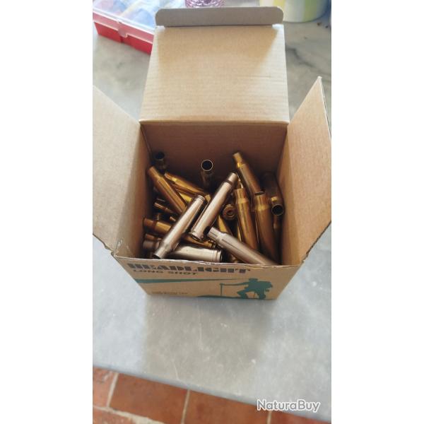 lot douilles 338 winchester magnum
