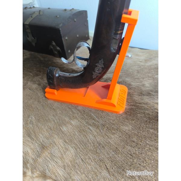 Support pistolet pliant orange