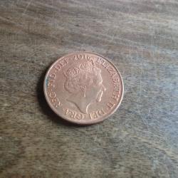 monnaie &eacute;lisabeth II 2 pence 2016