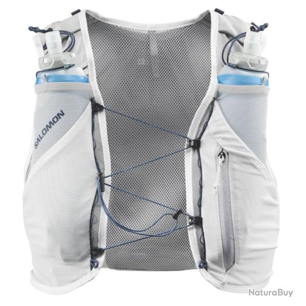 Veste d'hydratation Salomon ADV Skin 5 - Sac trail 5L stable et performant L Gris