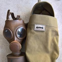 Masque &agrave; gaz Arm&eacute;e Fran&ccedil;aise ANP 51 guerre d'Alg&eacute;rie