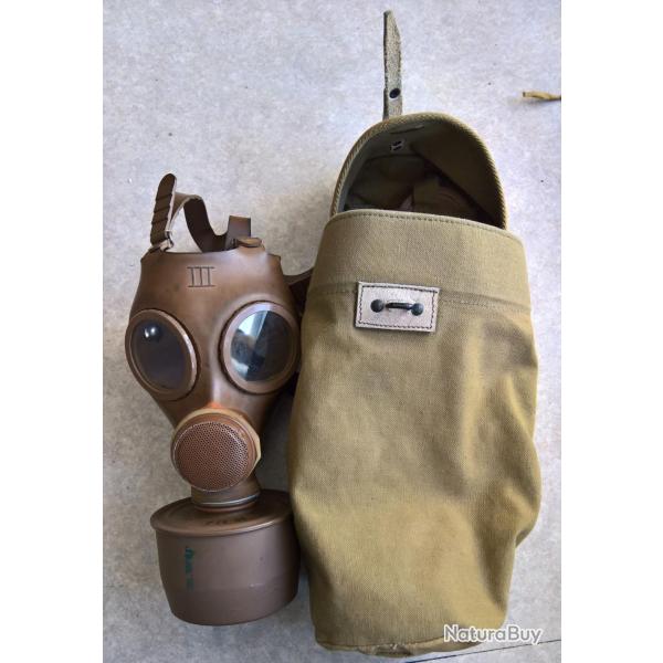 Masque � gaz Arm�e Fran�aise ANP 51 guerre d'Alg�rie
