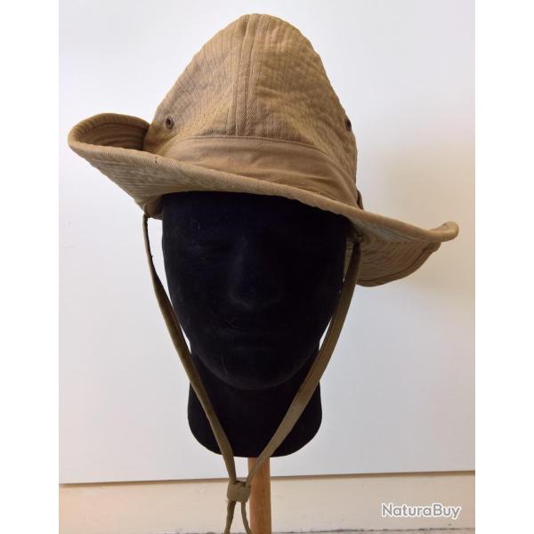 Chapeau de brousse mod�le 47 Arm�e Fran�aise Indochine Alg�rie