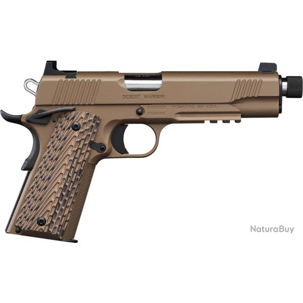 Pistolet Kimber 1911 Desert Warrior TFS - Cal. 45 ACP - Canon 5.25'' - TAN