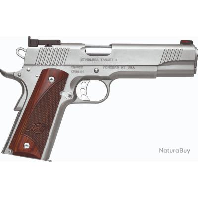 Pistolet Kimber 1911 Stainless Target 2 - Cal. 9x19 - Canon 5'' - Inox ...