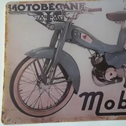 Plaque d&eacute;corative motobecane