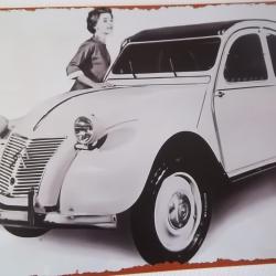 Plaque d&eacute;corative 2 CV