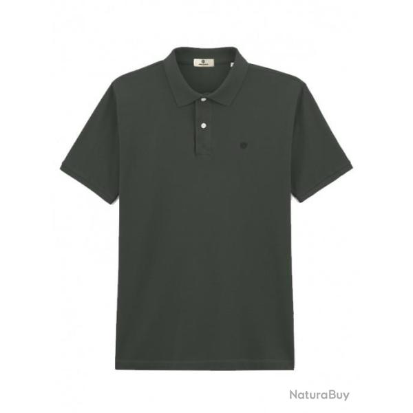 POLO Serge Blanco MANCHES COURTES LAXTON PRINT L Carbone