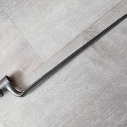 Baionnette &agrave; douille pour fusil de cadet belge BEURET