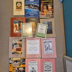 Gros lot de livre sur les armurier ancien, publicit&eacute; ect...