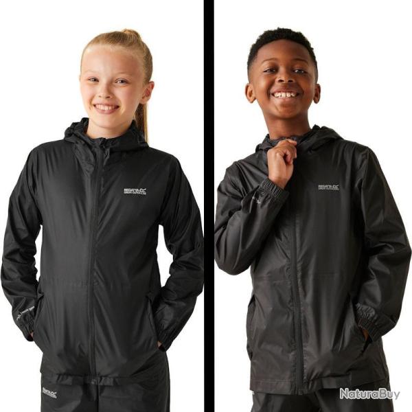 Veste enfant Regatta Kids Pack-It Jacket III noire junior 7-8 ans