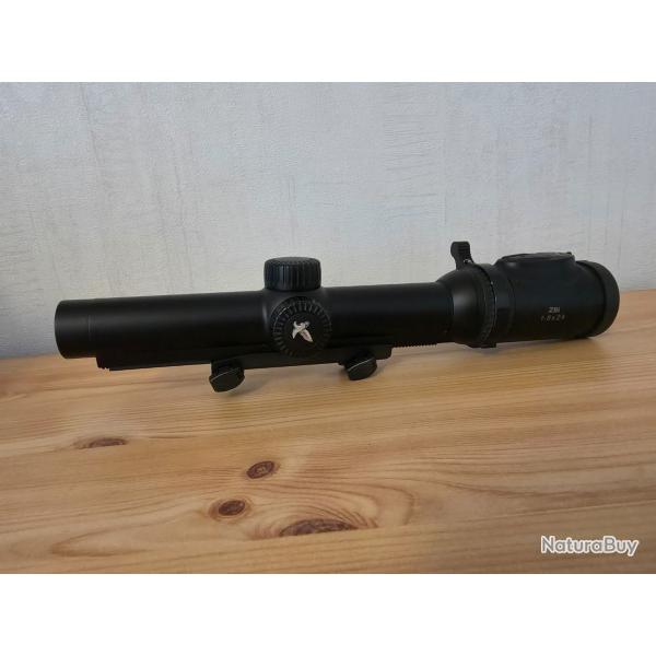 Lunette SWAROVSKI Z8I 1-8X24 RAIL SR + TL throw lever swarovski + MONTAGE BLASER OFFICIEL