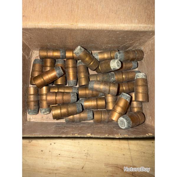 LOT DE 33 OGIVES DEMI BLINDEE CAL.365    198 GRS
