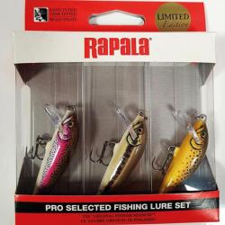 Kit 3 Leurres truite RAPALA artistic Sp&eacute;cial Truite