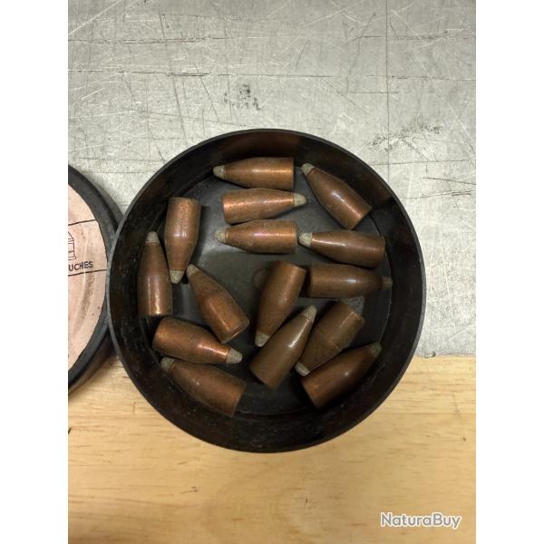 LOT DE 15 OGIVES KURTZ CAL.322    126 GRS
