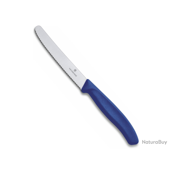 Victorinox 6.7832 Couteau � tomates & polyvalent - Manche bleu