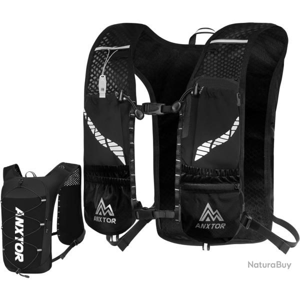Sac � Dos Hydratation Gilet Running 10 Poches Organisation R�fl�chissant 5L de Stockage