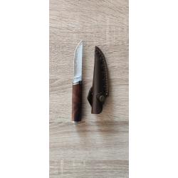 Petit Couteau de Chasse & Outdoor - Acier Inox 440 - Manche Bois Exotique - 17 cm